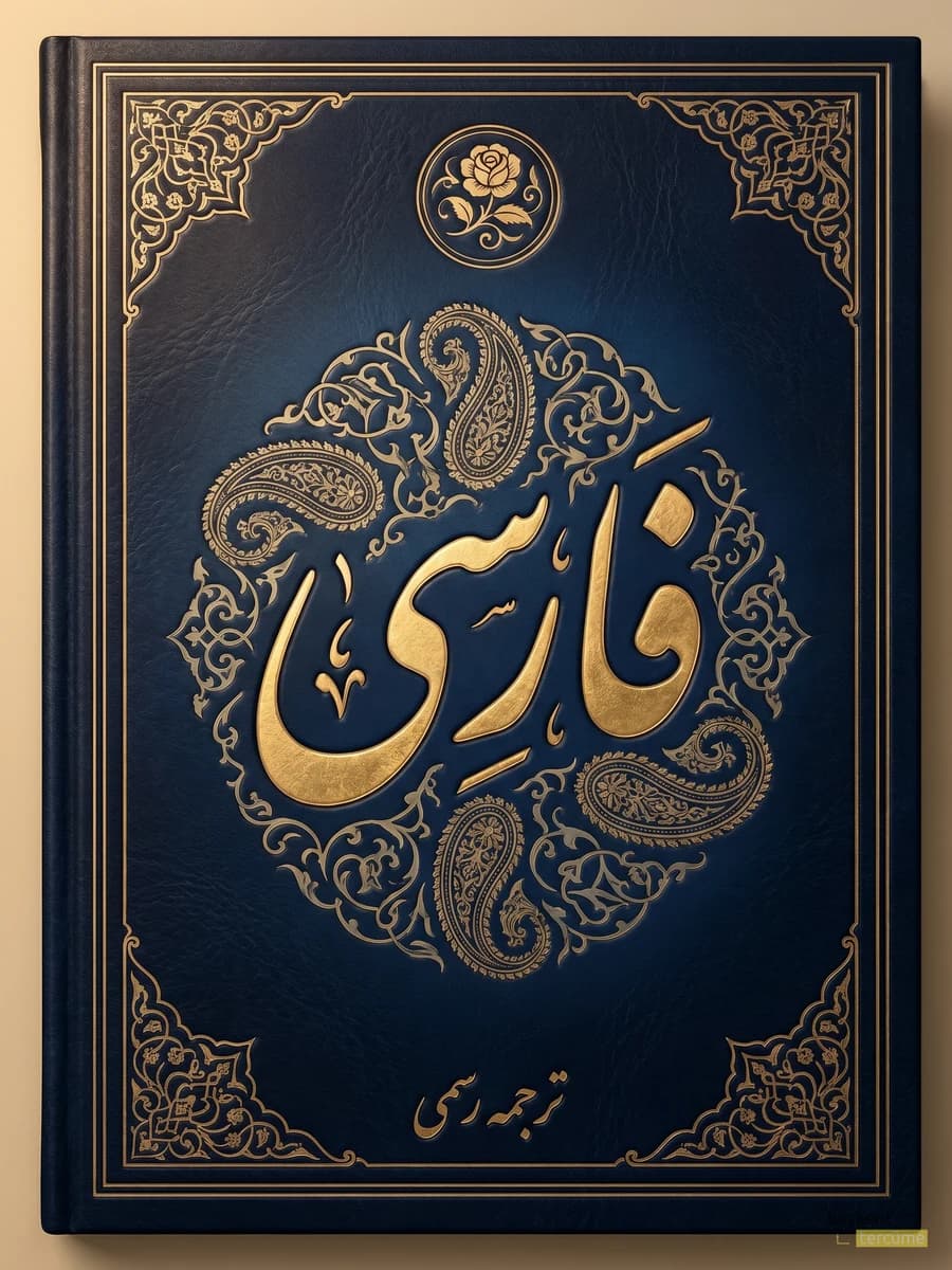 فارسی Nastaliq hat sanatı kapağı, Başkent Tercüme